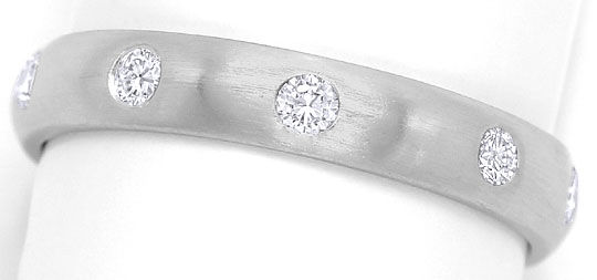 Foto 2 - Diamanten Memory Ring 0,36ct River Brillanten-Weißgold, S3271
