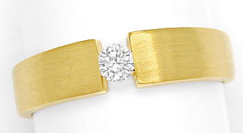 Foto 1 - Spann Ring mit 0,12ct Wesselton lupenrein, 585 Gelbgold, S9541